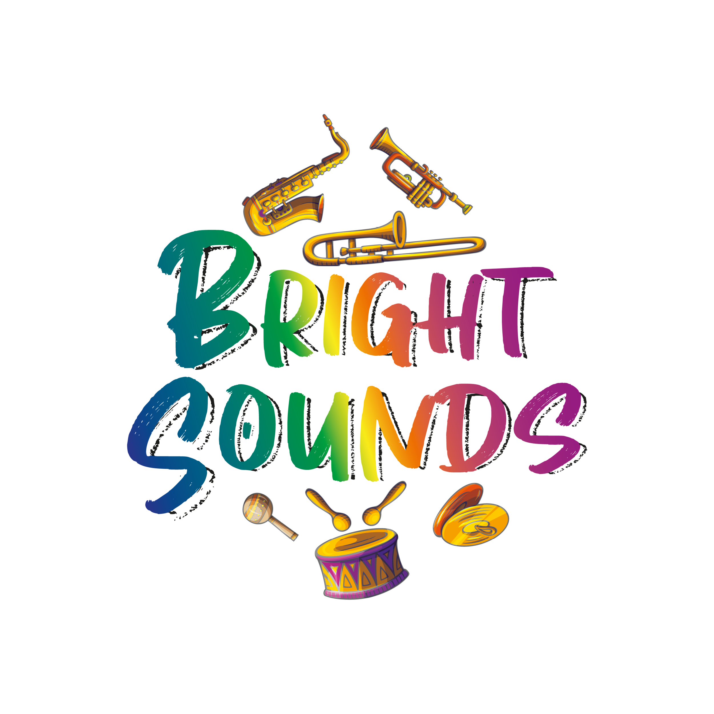 Logo for Bright Sounds street band, Bristol Logo for Bright Sounds street band, Bristol